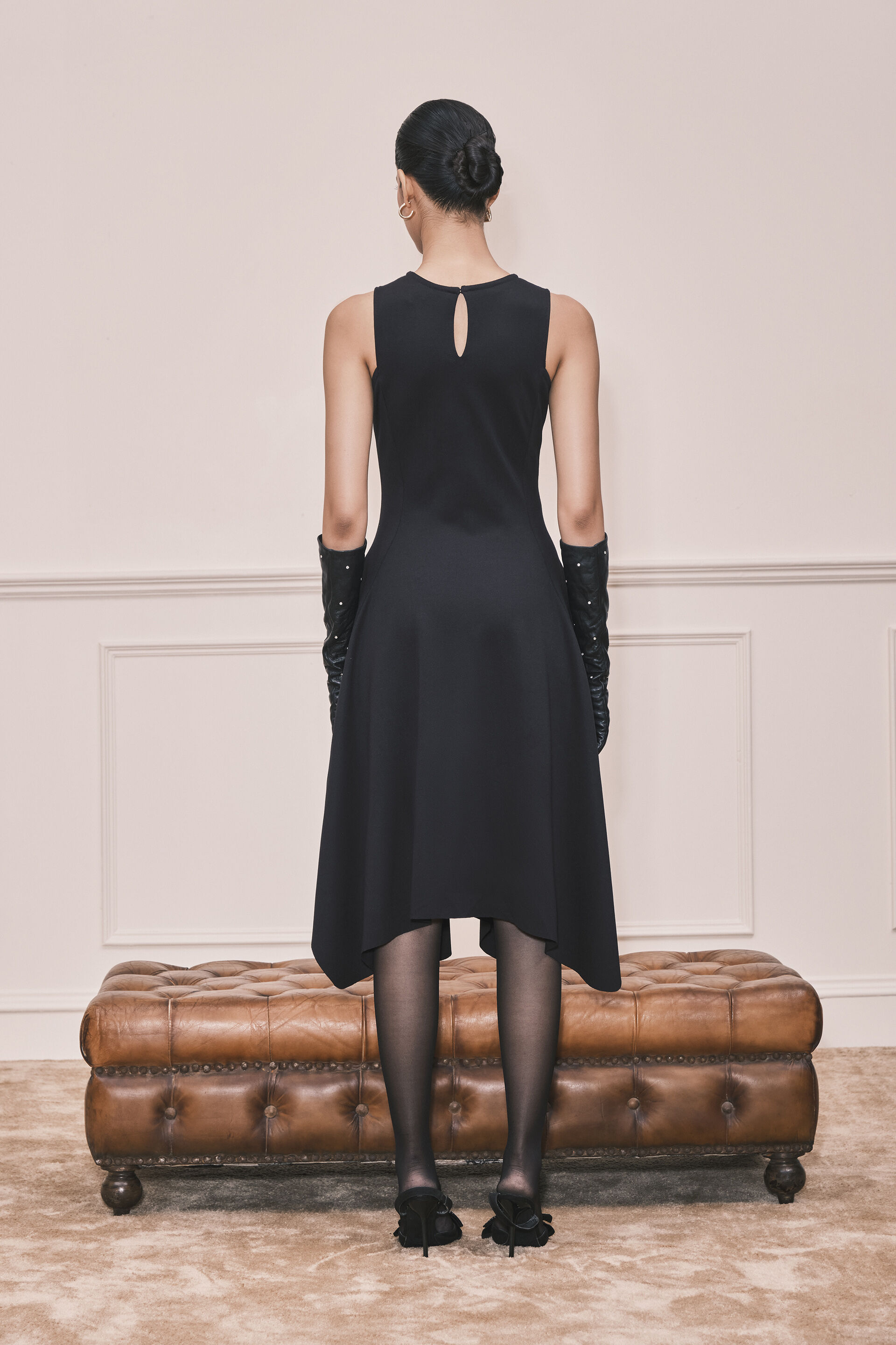 Flutter Strutter Dress, Black, image 4